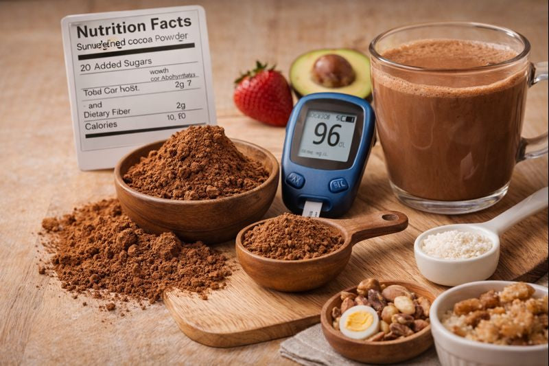 Unsweetened Cocoa Powder Benefits for Diabetics and Keto Diets
