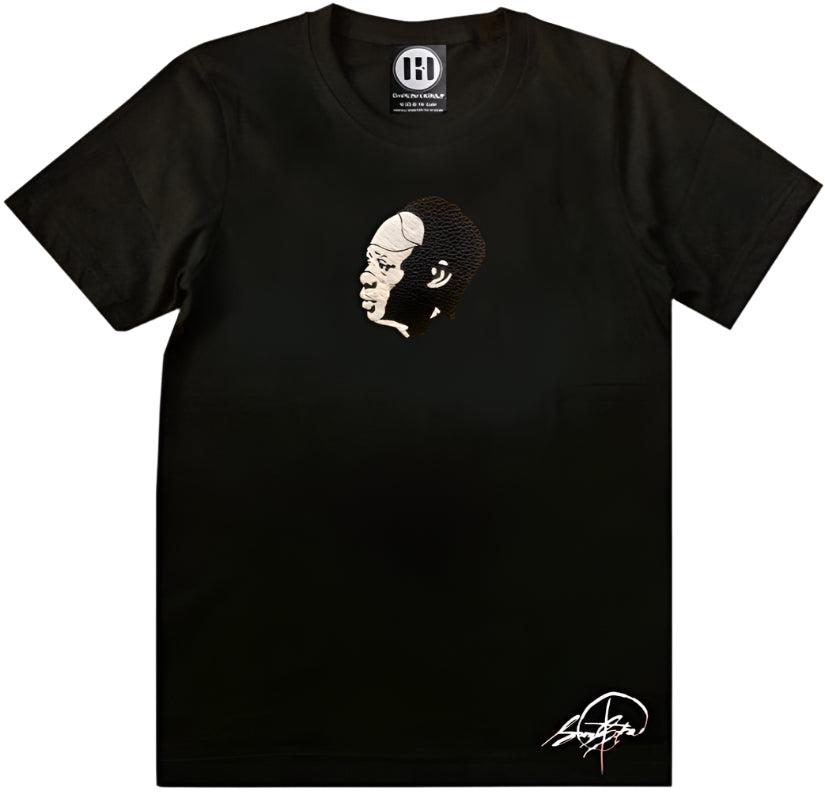 Kwame Nkrumah T-Shirt - Black & White on Black African Delights Grocery Store near me Nigerian Ghanaian food Black owned business