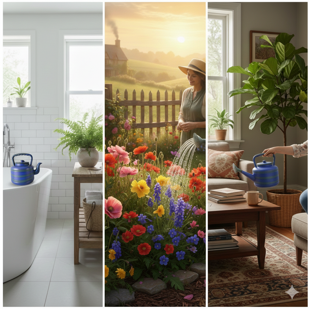 Multipurpose Watering Can for Home, Garden & Bathroom