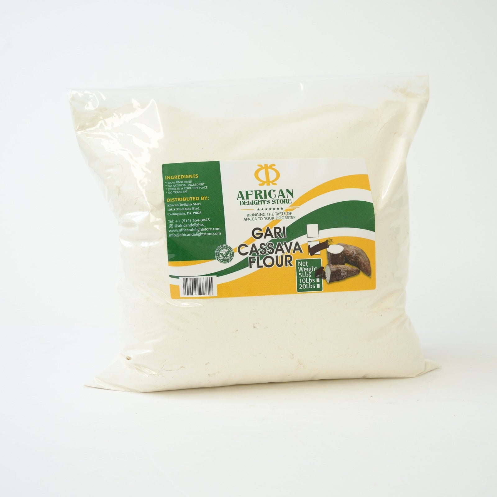 African Delight Cassava Flour 5 lbs