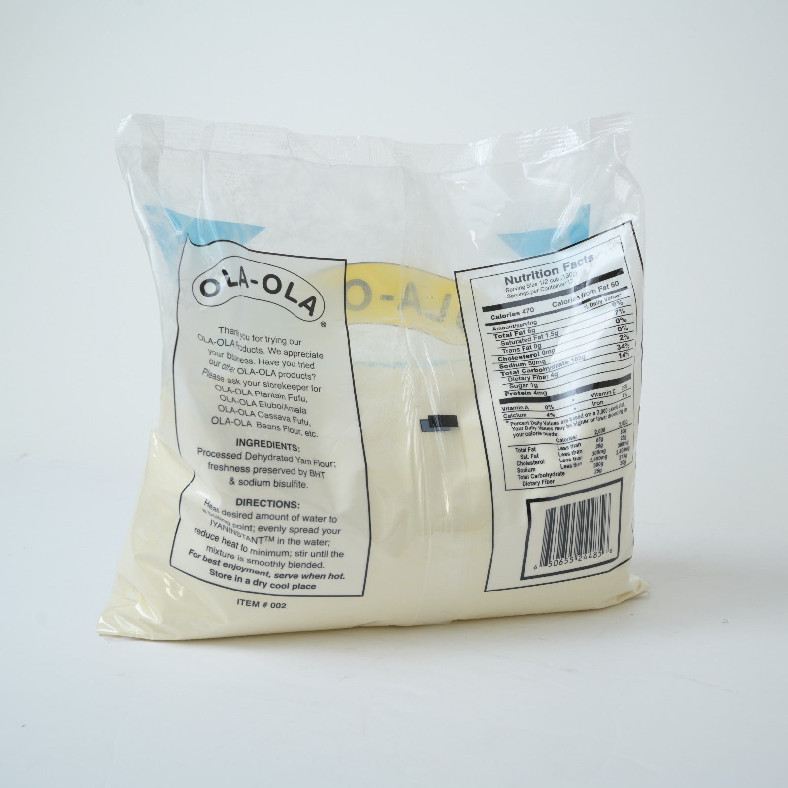 Ola-Ola Pounded Yam (Iyan) - 5Ibs