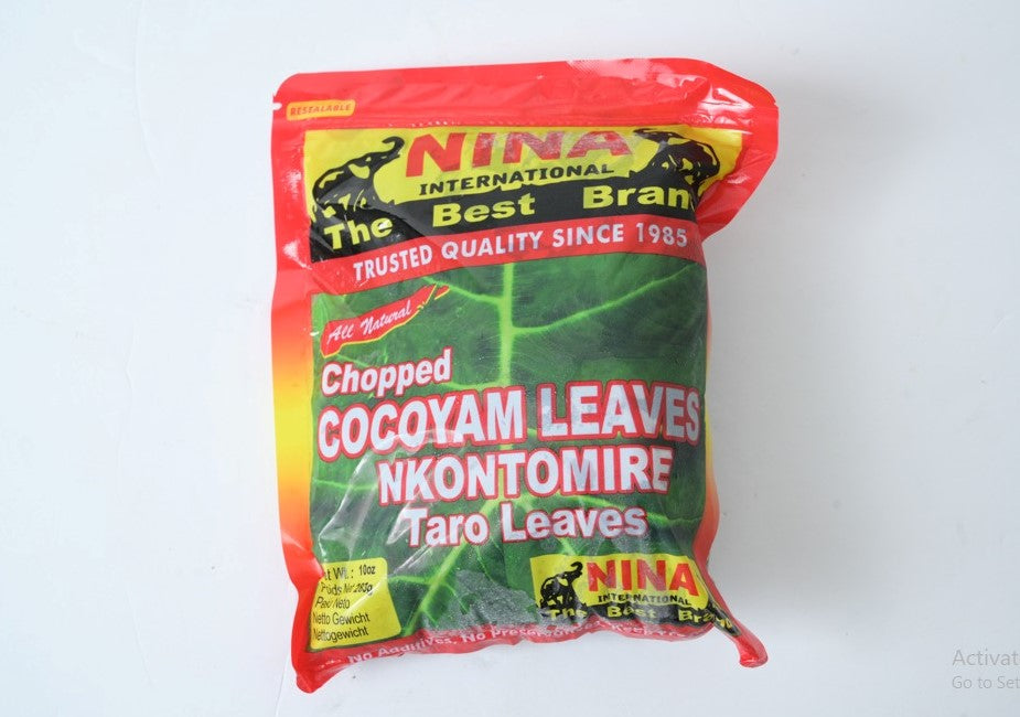 Nina Chopped Cocoyam Leaves