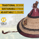 Handmade Fulani African Straw Hat