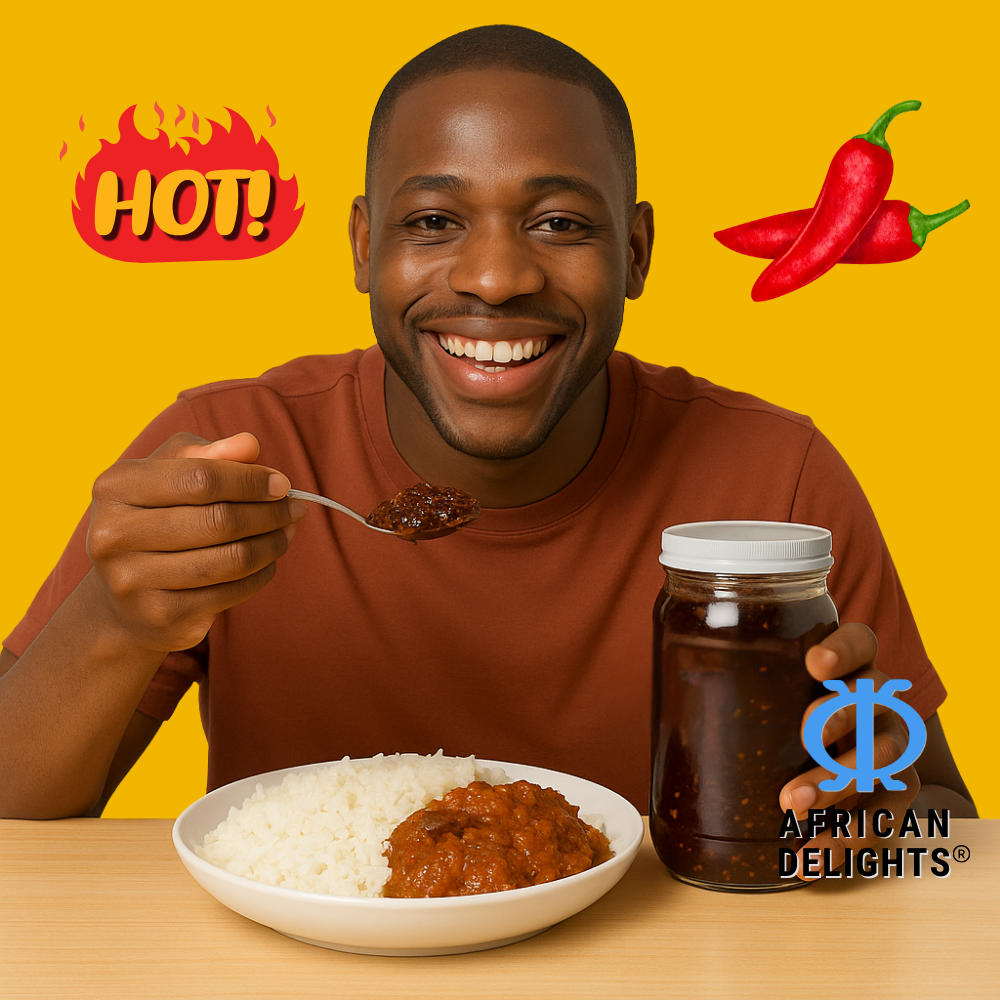 Julies's Special Shito 32 oz | Ghanaian Shrimp Pepper Sauce