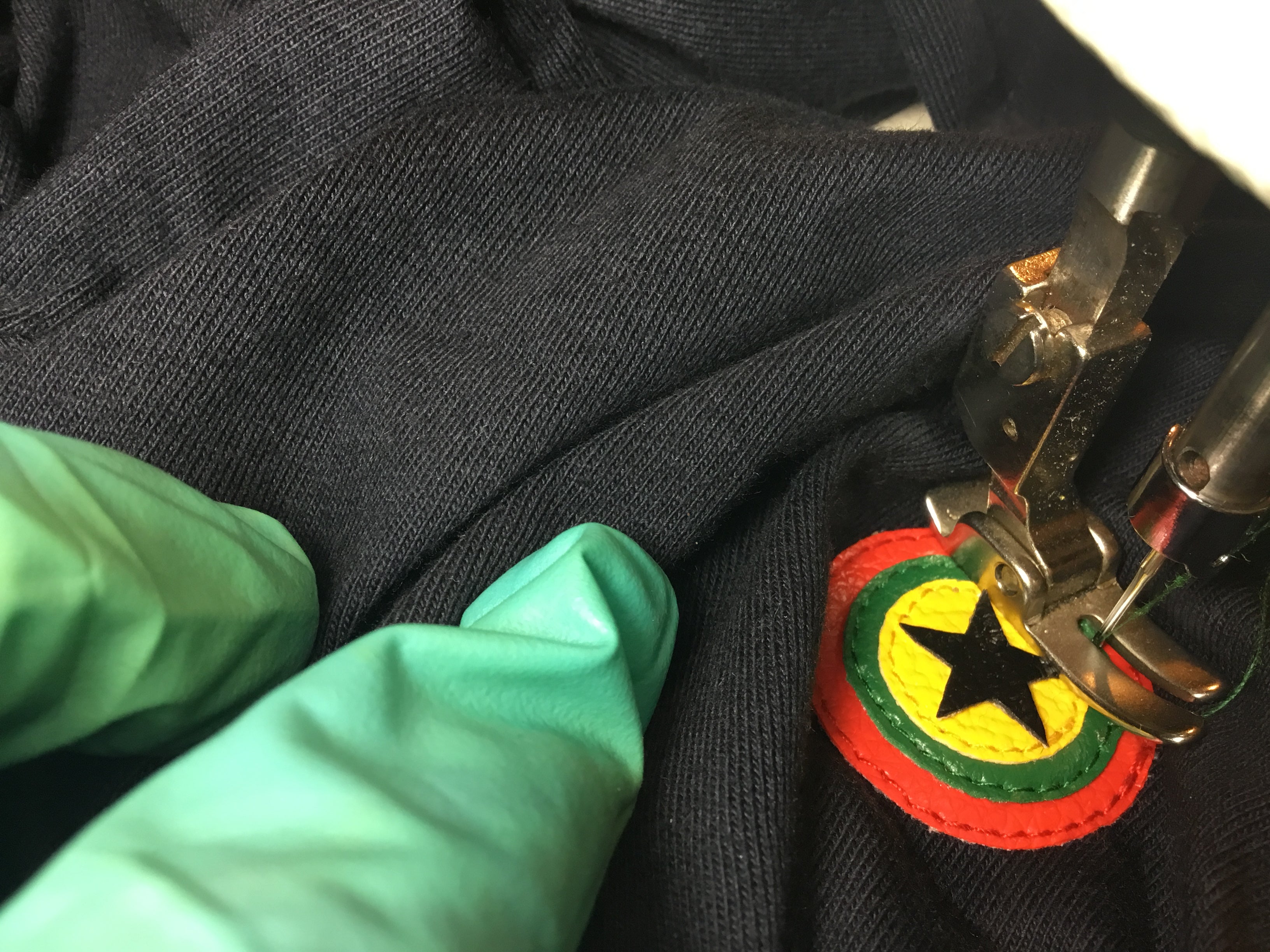 Fela Kuti Multicolored theme on black round neck t shirt