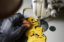 Fela kuti Black & Yellow big head on black round neck T-shirt