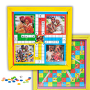 Ludo Board Game | Ludu | Ludi | 14x14in Wood with Glass Top African Delights Grocery Store near me Nigerian Ghanaian food Black owned business