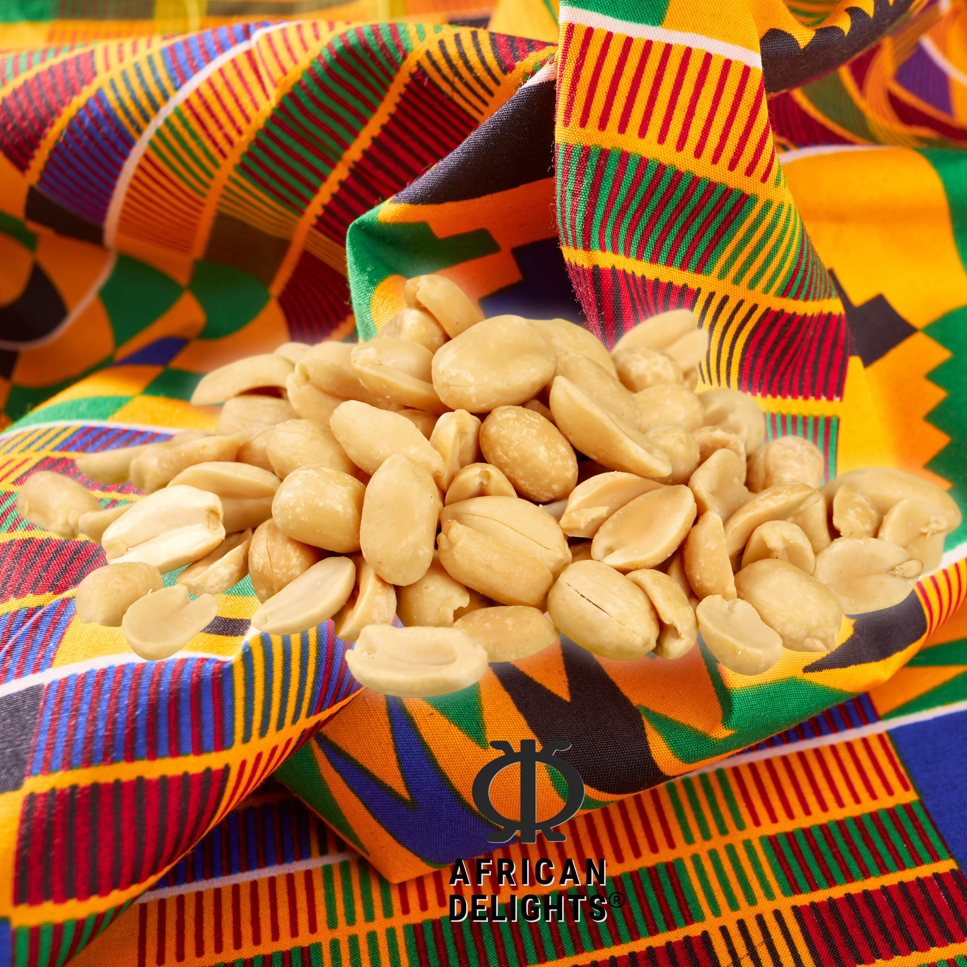African Best Roasted Peanuts 12oz – Crispy, Gluten-Free Snack