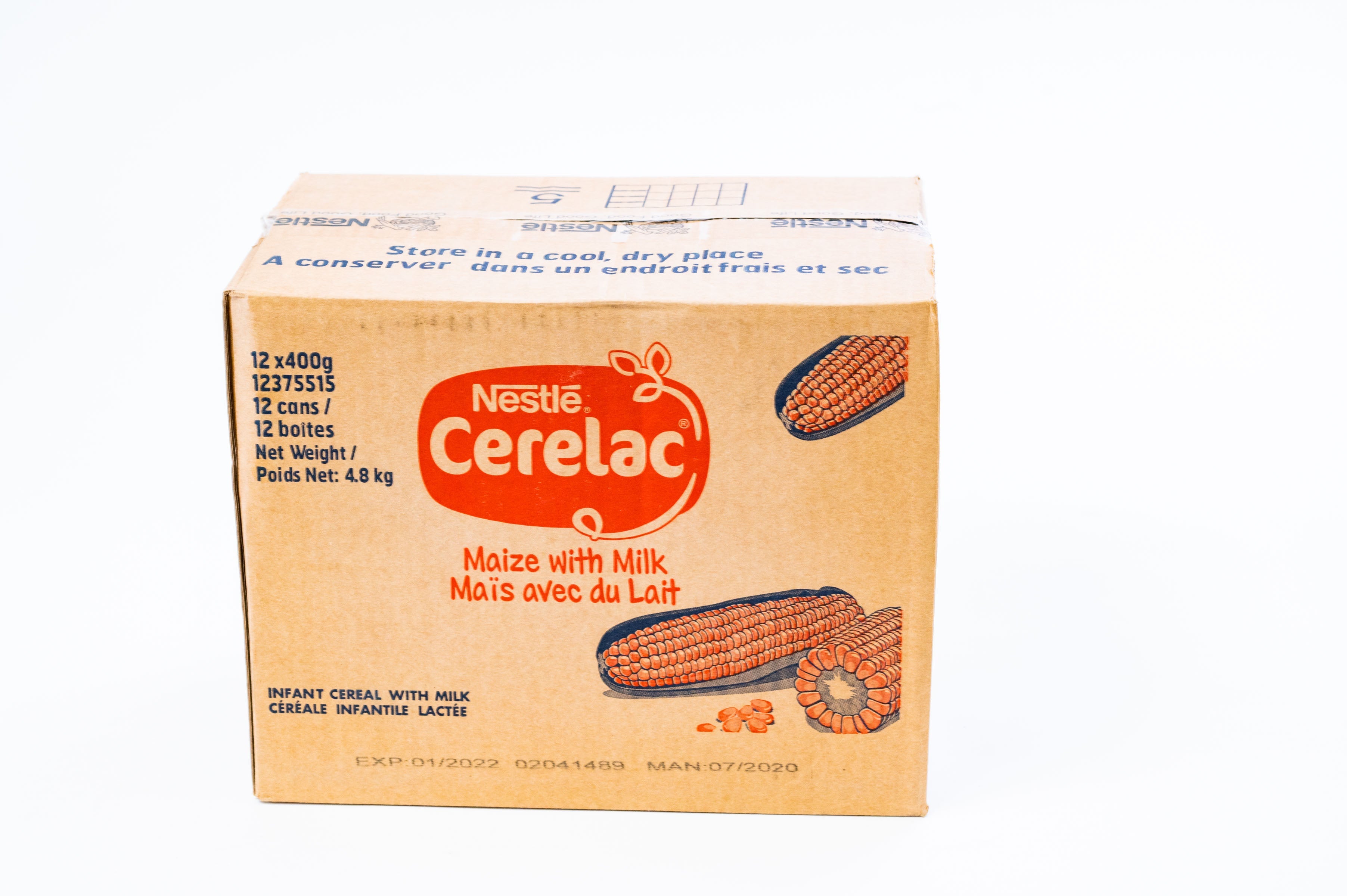 Cerelac Maize with Milk 400g Case