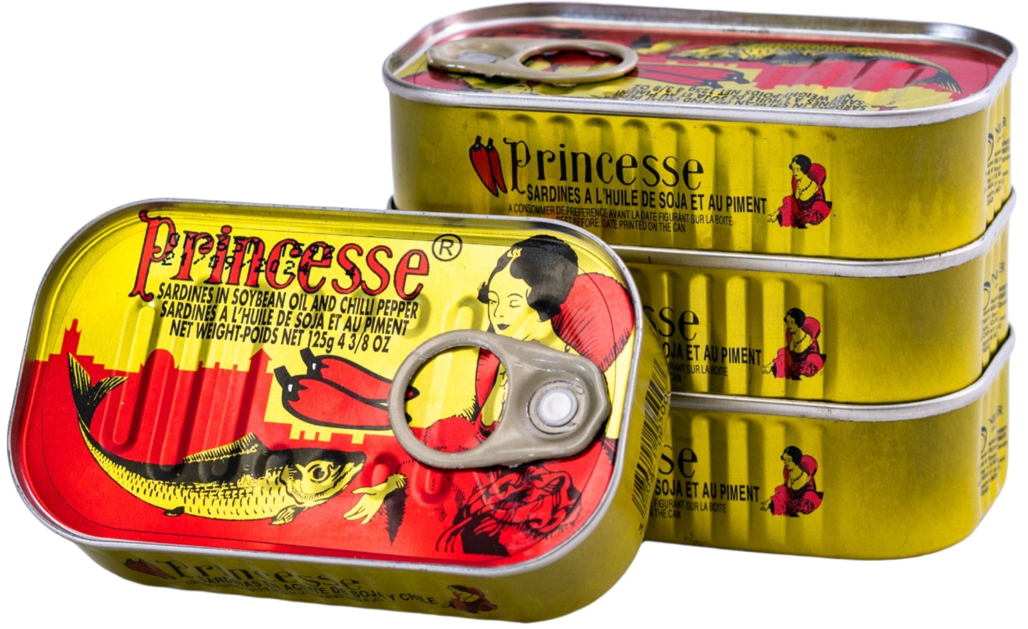 Princesse Spicy Sardines 5pc