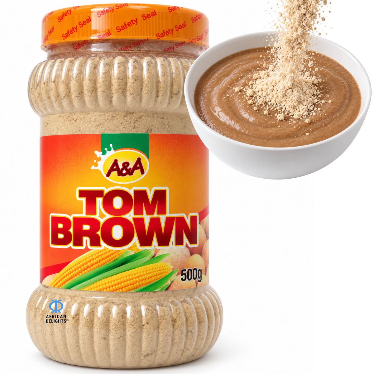 A&A Foods Tom Brown Porridge Mix 500g