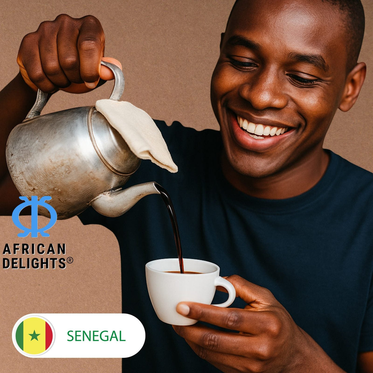 African Delights Cafe Touba Senegalese Spiced Coffee 500g image 3