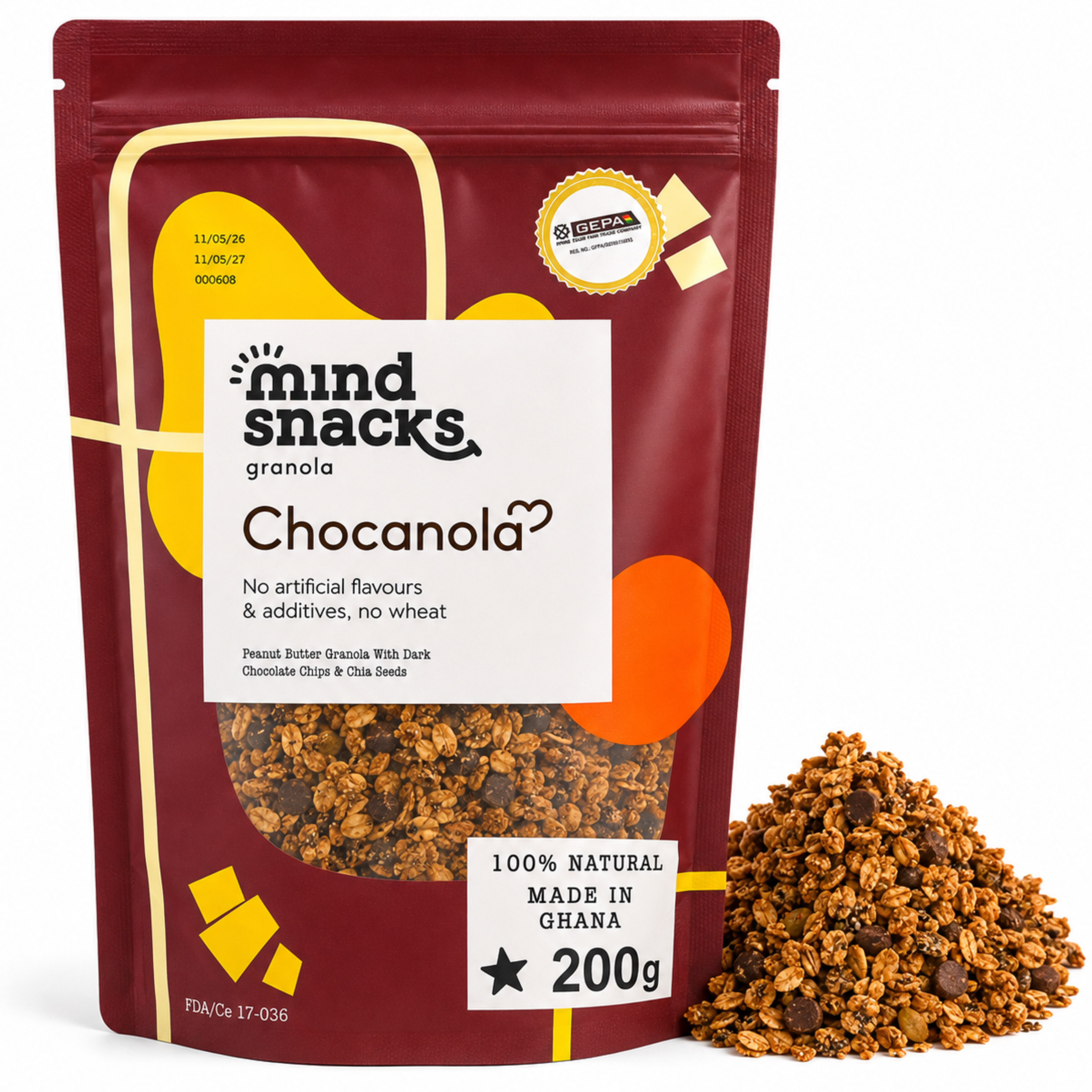 African Delights Chocanola 200g (Pack of 2) # Flavor_Chocanola