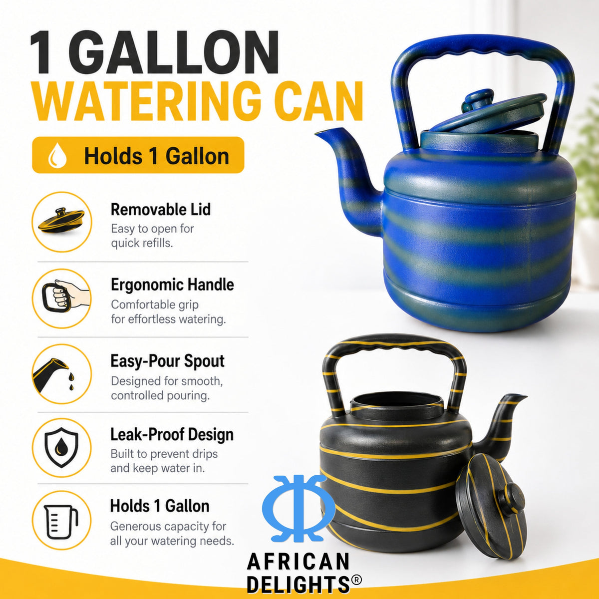 African Delights Plastic Kettle/Satala Watering Can listing photo 3