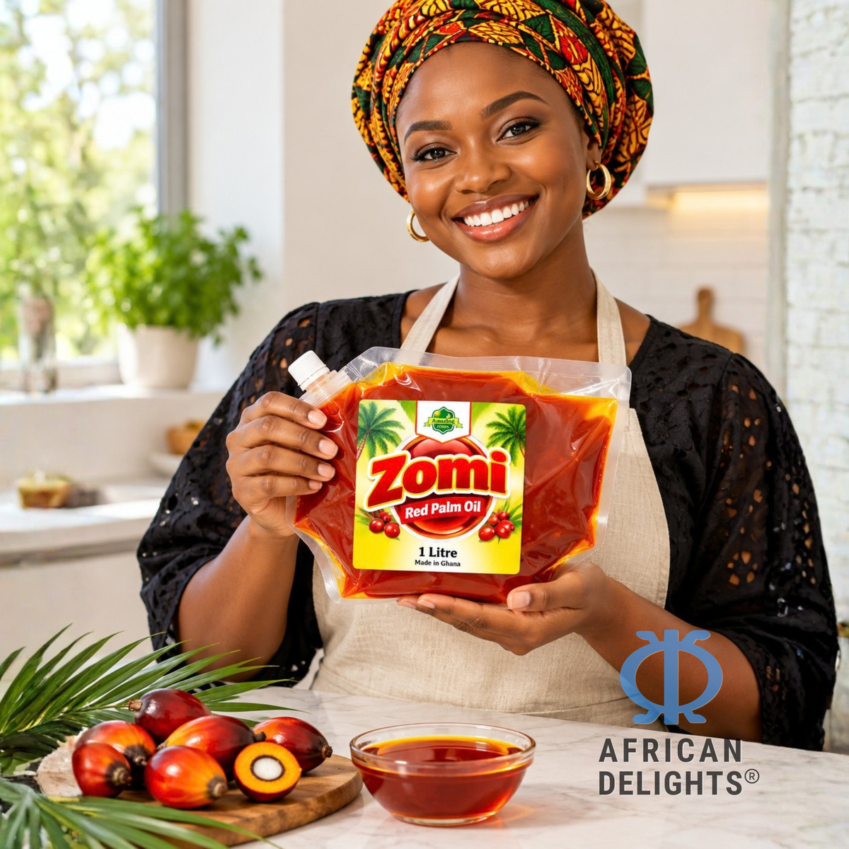 Amazing Foods Zomi Red Palm Oil 1L listing photo # Flavor_amazingfoods-zomi
