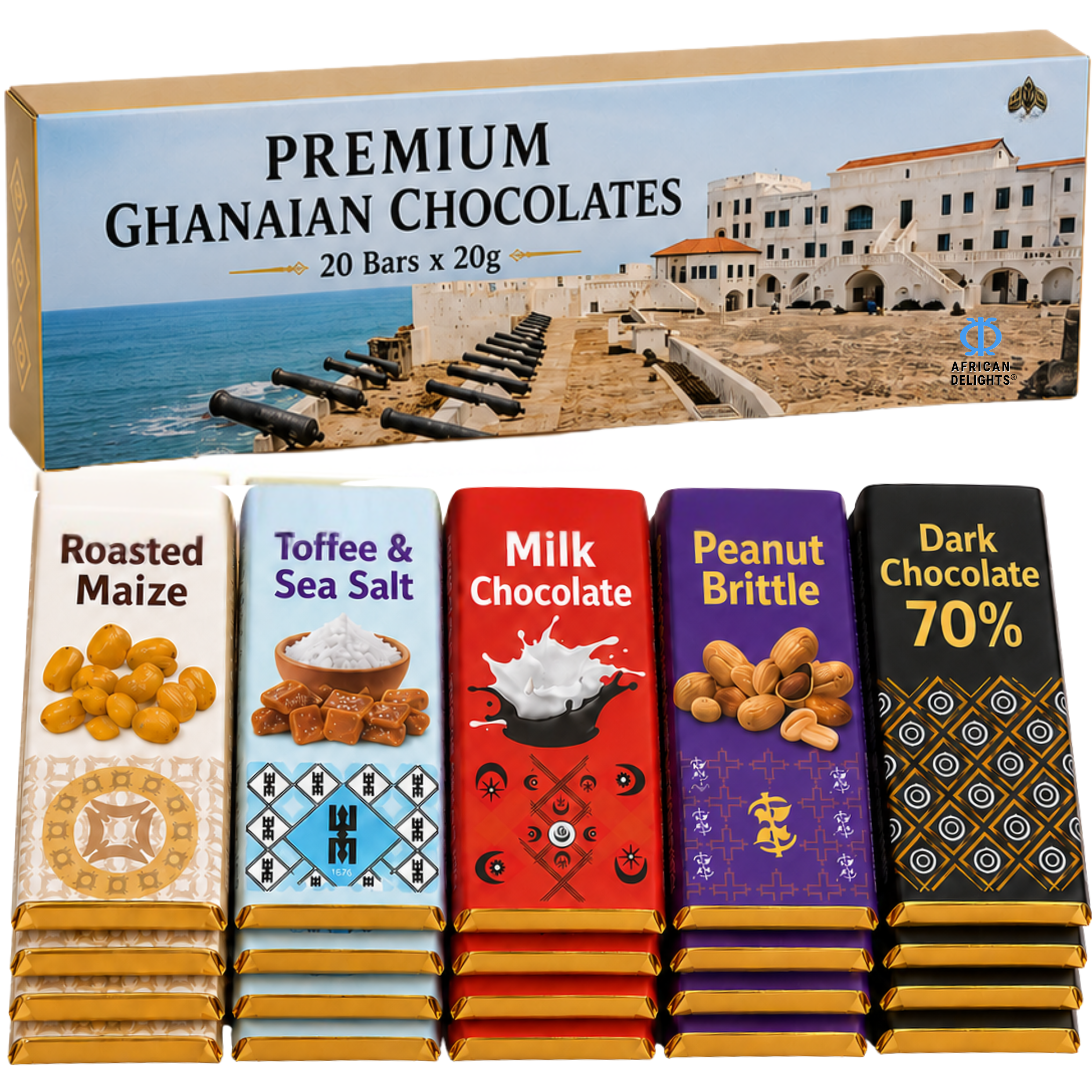 Amonu Cape Coast Castle (20 x 20g) # Style_Cape Coast Castle (20 x 20g)