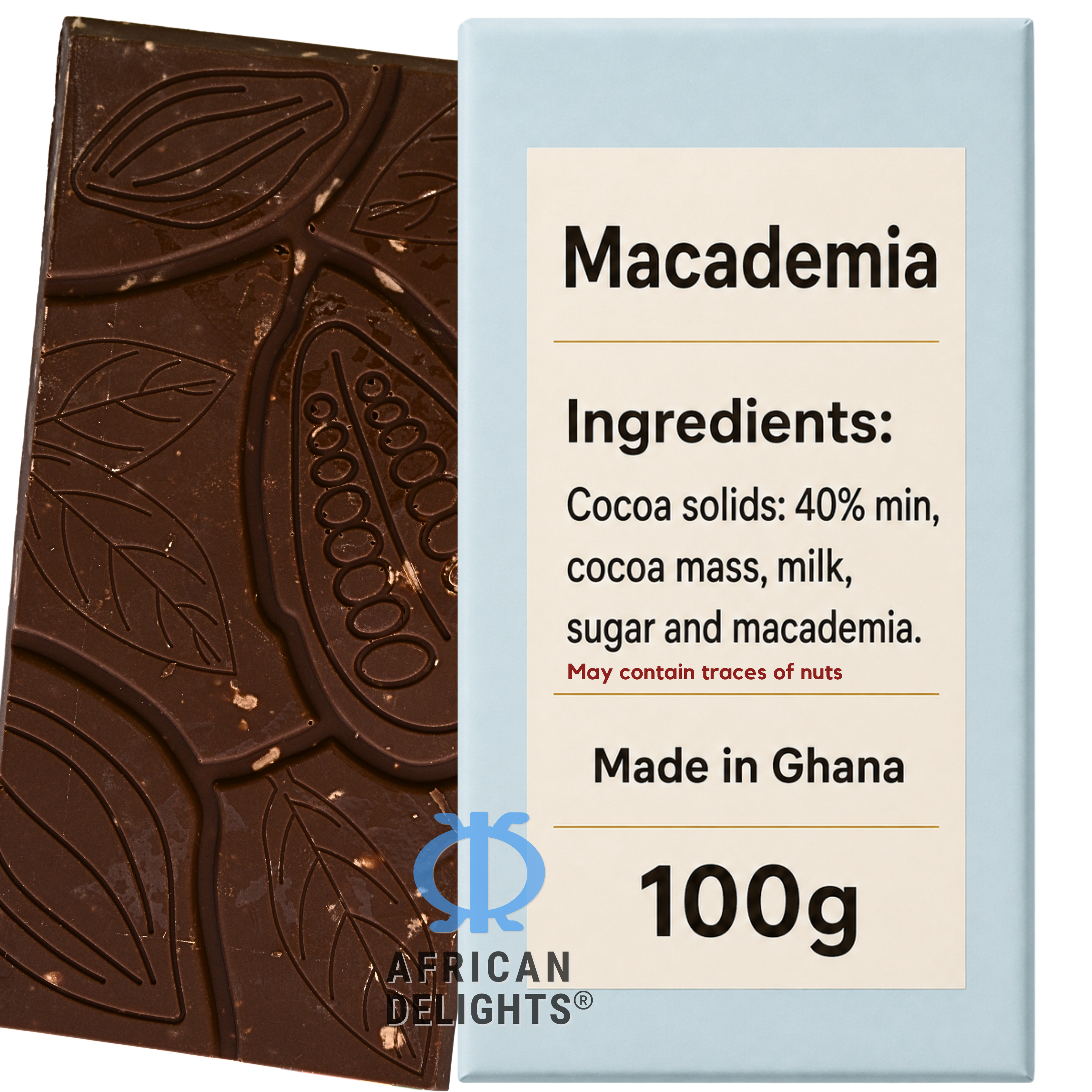 Amonu Macadamia (100g) ingredients and nutrition # Style_Macadamia (100g)