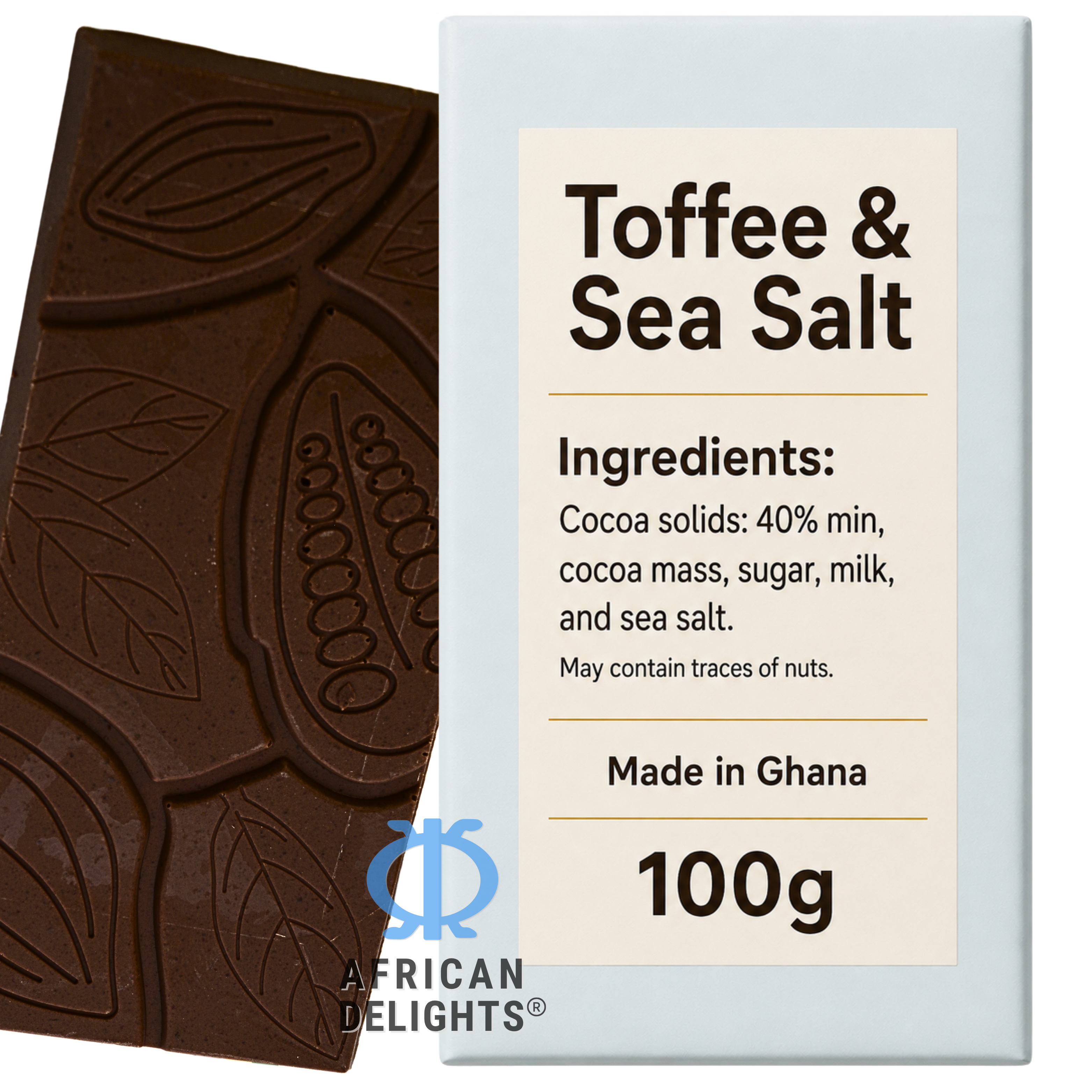 Amonu Toffee & Sea Salt (100g) ingredients and nutrition # Style_Toffee & Sea Salt (100g)