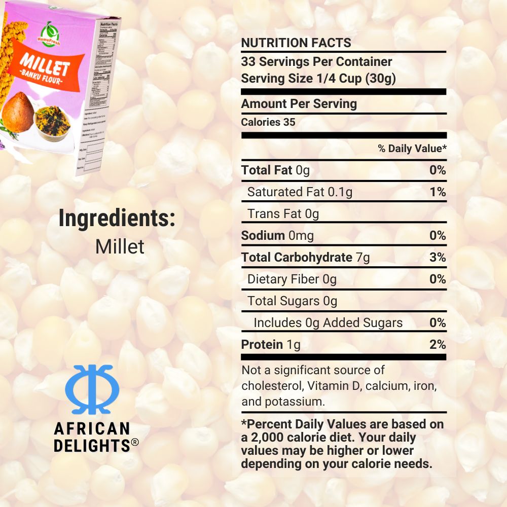 HomeFresh Millet Banku Flour