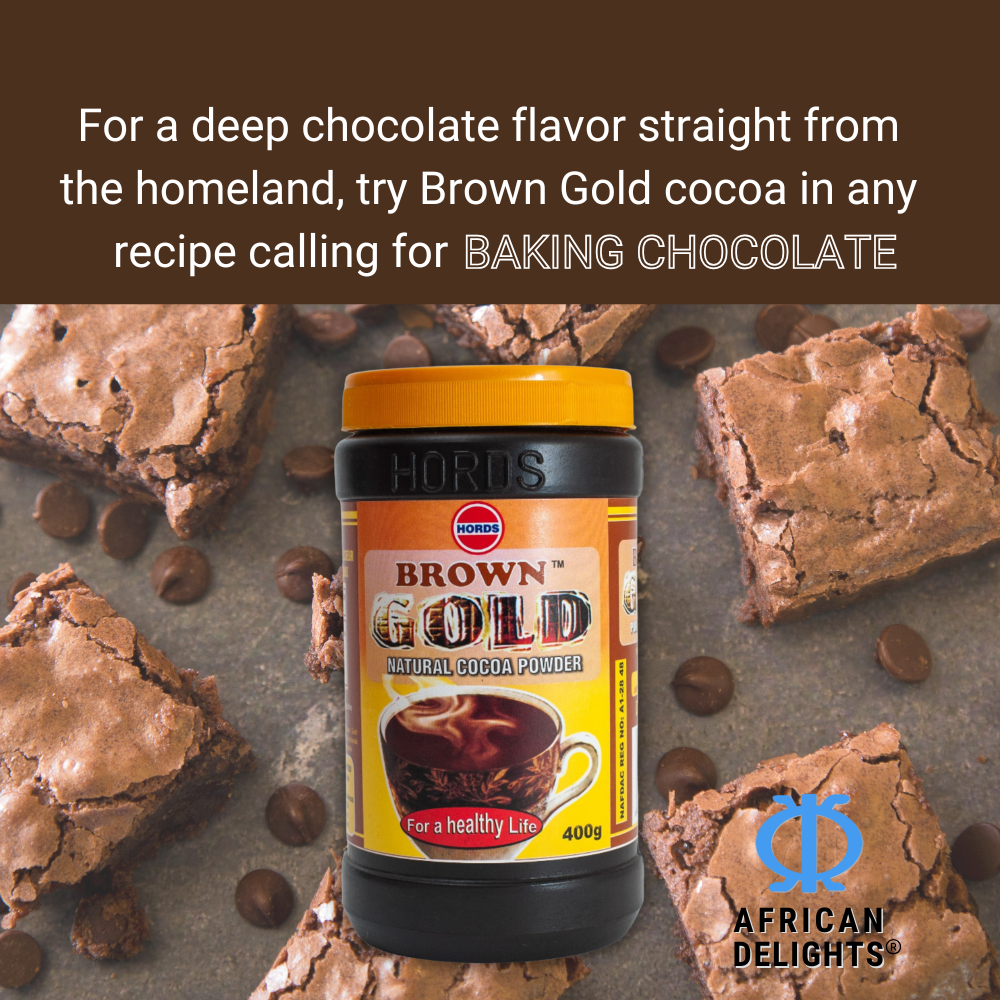 Brown Gold Natural Cocoa Powder | 400g | 100% Raw and Organic Cacao