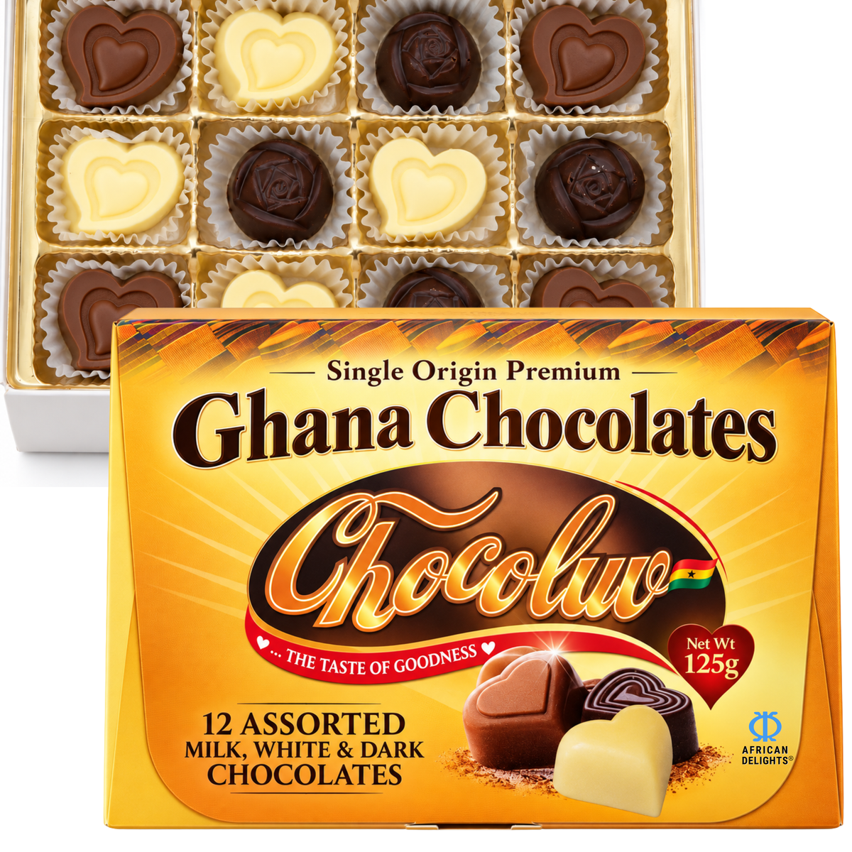 Chocoluv Assorted - 12 Pieces, 125 g # Flavor_Assorted