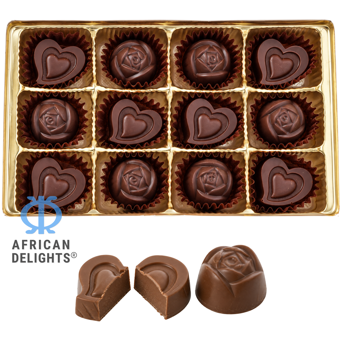 Chocoluv Milk solid molded chocolates # Flavor_Milk
