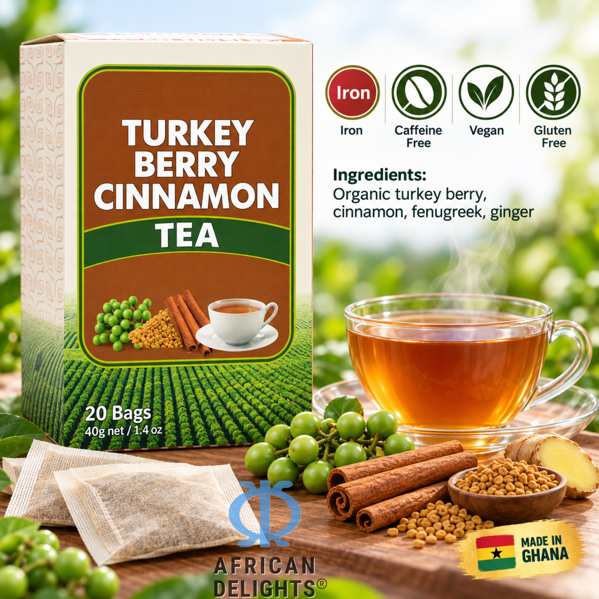 Daliha Tea Turkey Berry Cinnamon Tea product photo # Flavor_daliha-turkeyberry-cinnamon