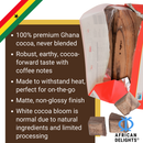 Kingsbite Milk Chocolate Bar | 100% Ghana Cocoa | Box of 10 Bars