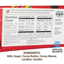 Kingsbite Milk Chocolate Bar | 100% Ghana Cocoa | Box of 10 Bars