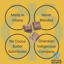 Kingsbite Milk Chocolate Bar | 100% Ghana Cocoa | Box of 10 Bars