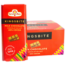 Kingsbite Milk Chocolate Bar | 100% Ghana Cocoa | Box of 10 Bars