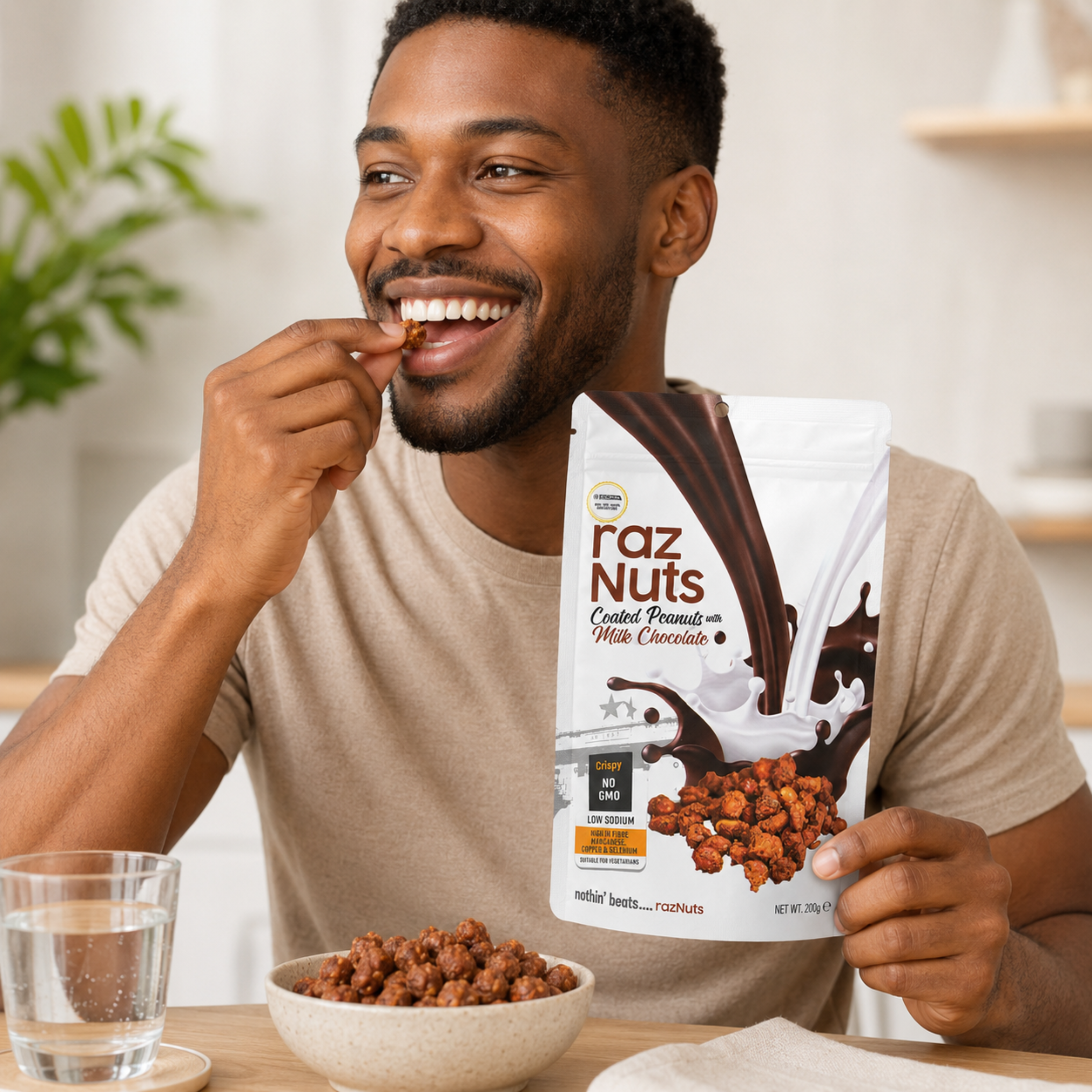 Sparkxx Coated Peanuts with Milk Chocolate lifestyle photo # Flavor_Coated Peanuts with Milk Chocolate