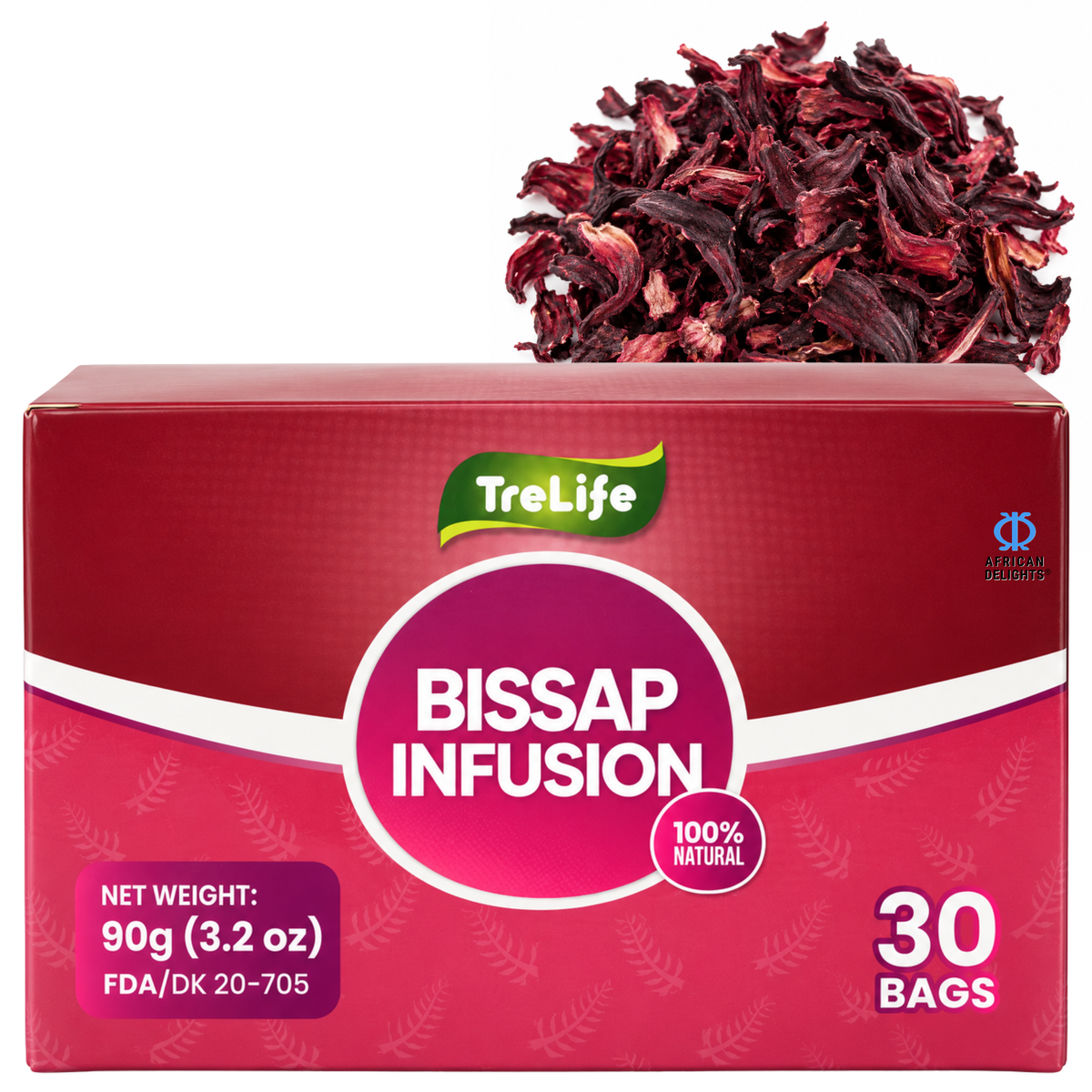 TreLife Teas Bissap Herbal Tea from Ghana # Flavor_trelife-bissap