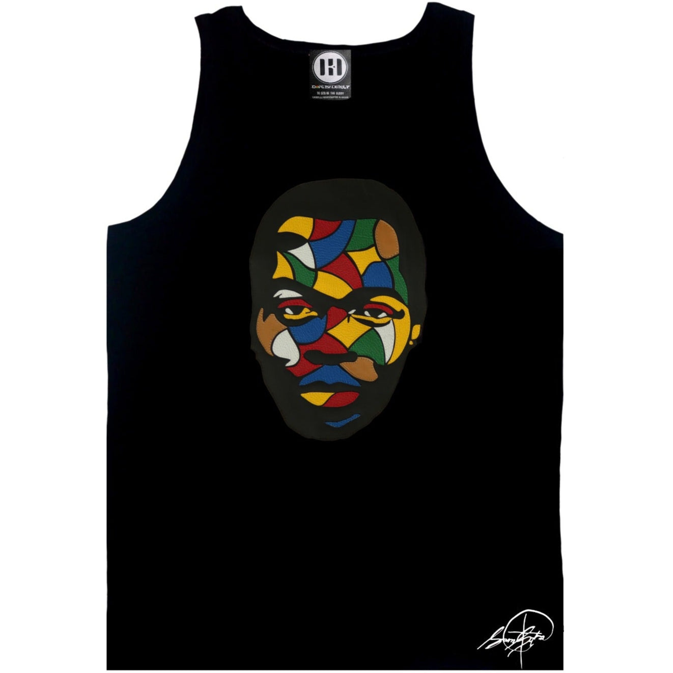 Fela Kuti Tank Top - Multicolored on Black African Delights Grocery Store near me Nigerian Ghanaian food Black owned business