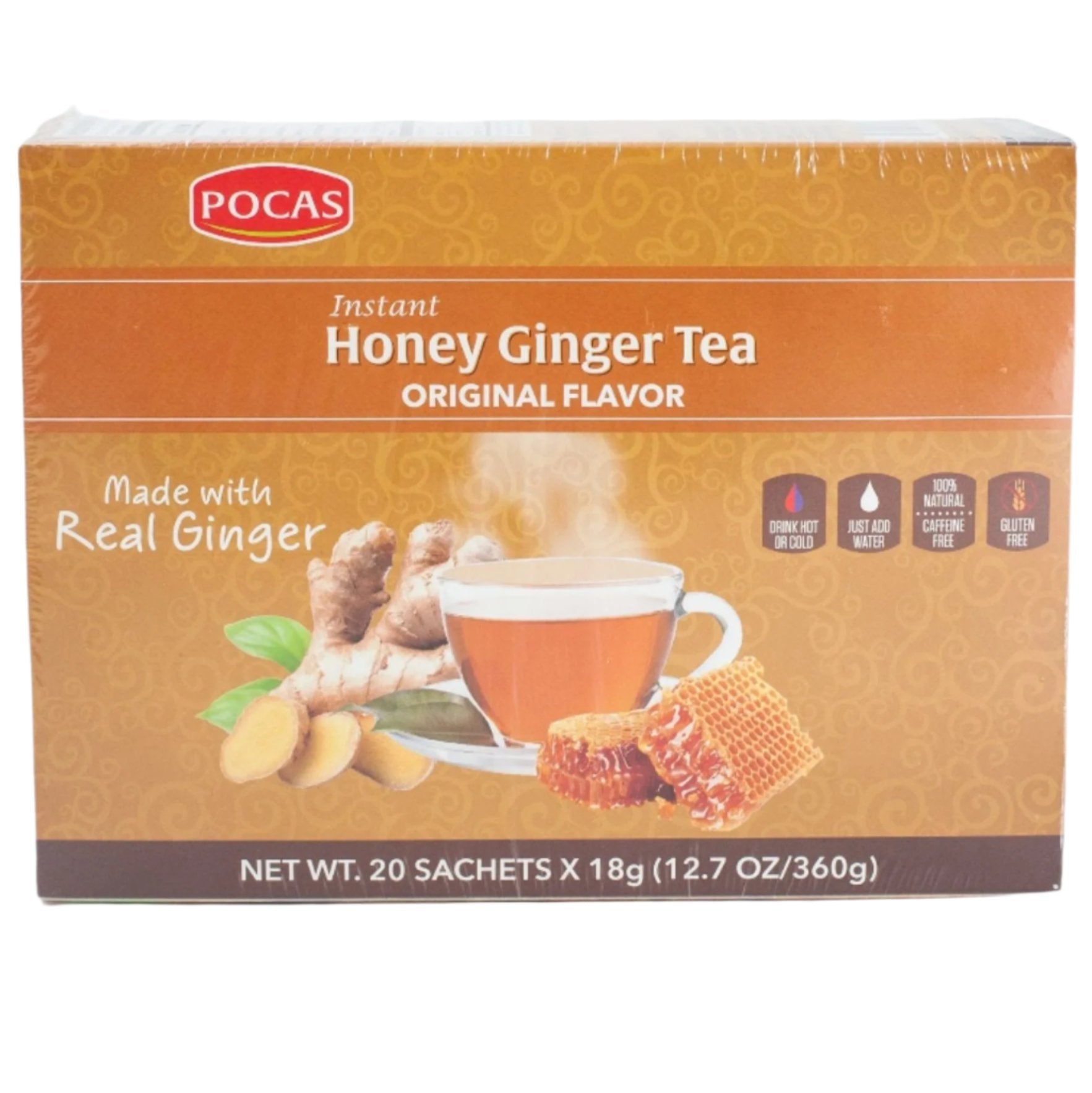 Instant Honey Ginger Tea - Original Flavor