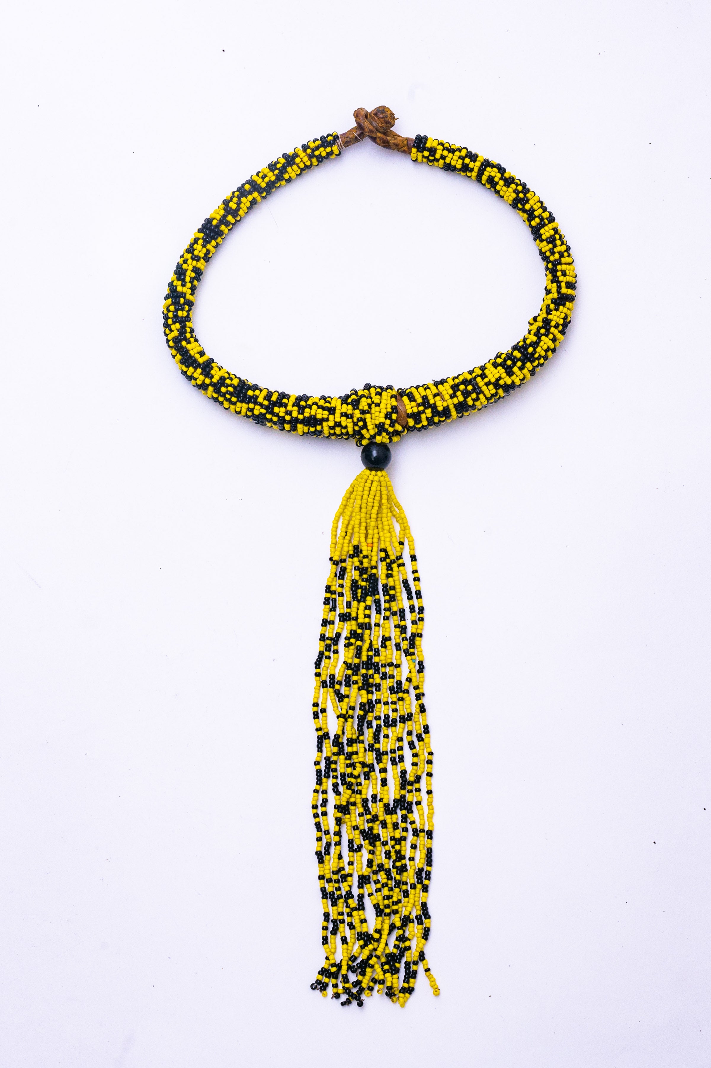 African Necklace - Yellow