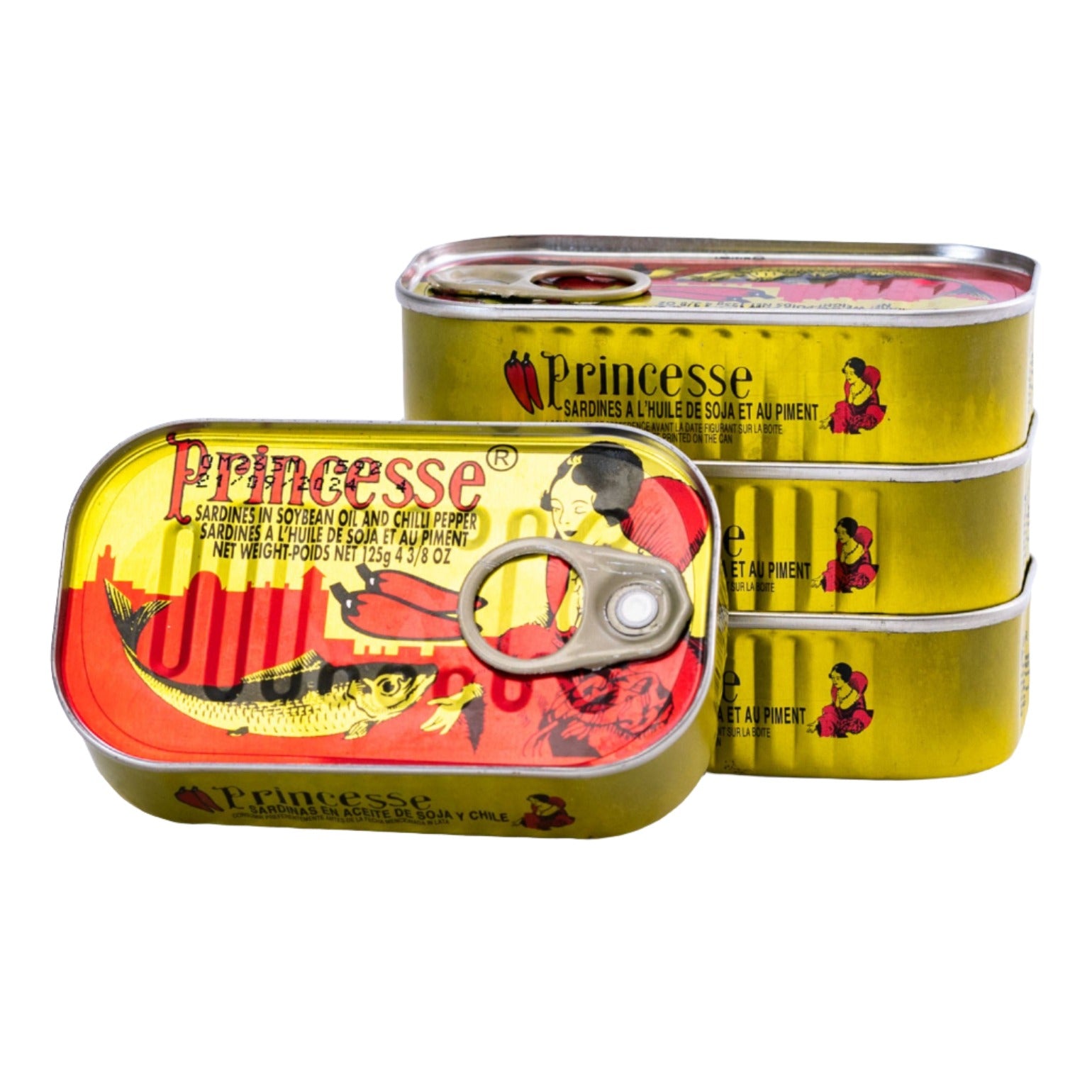 Princesse Spicy Sardines 5pc