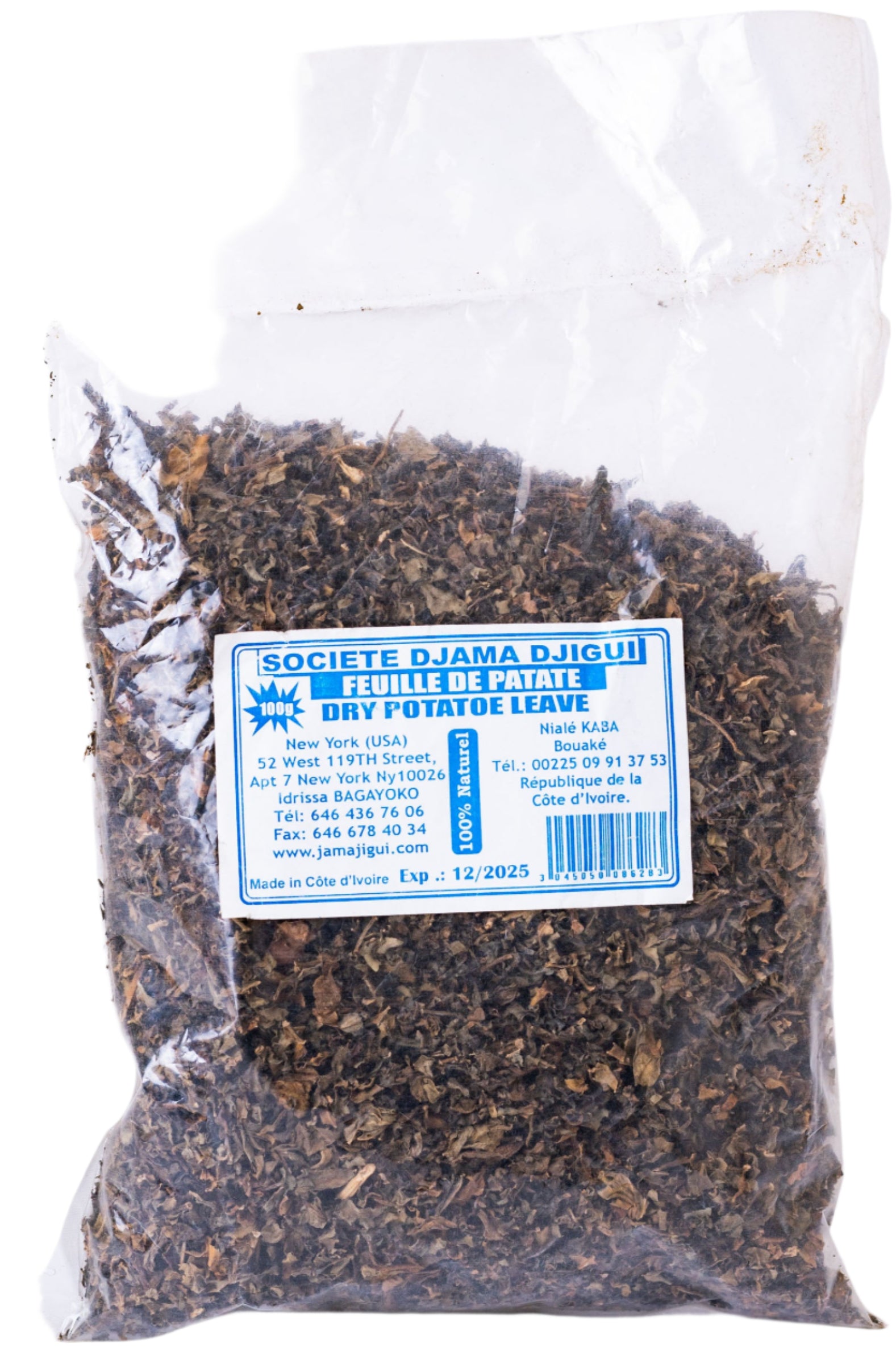 Dried Potato Leaves 100g