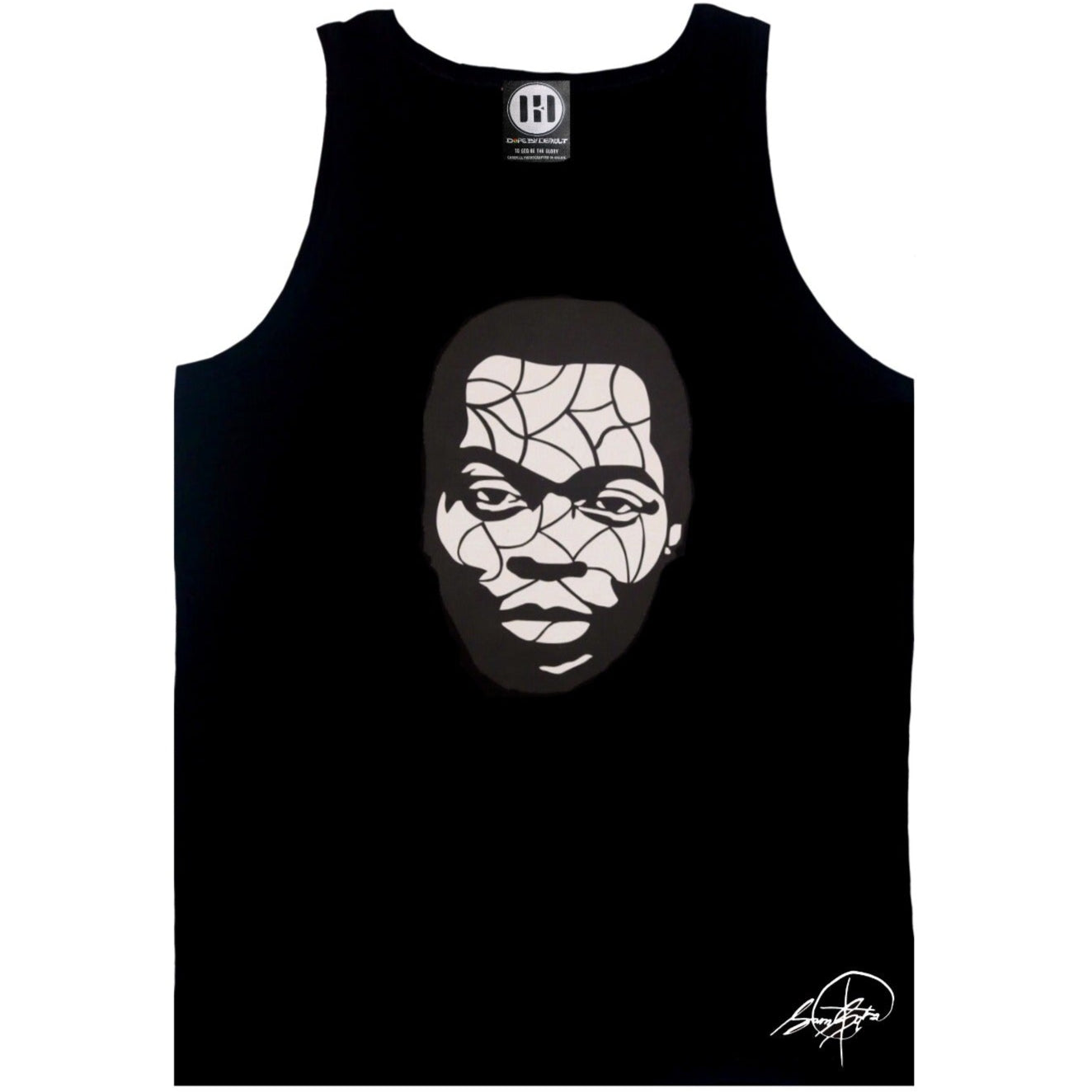 Fela Kuti Tank Top - Black & White on Black African Delights Grocery Store near me Nigerian Ghanaian food Black owned business