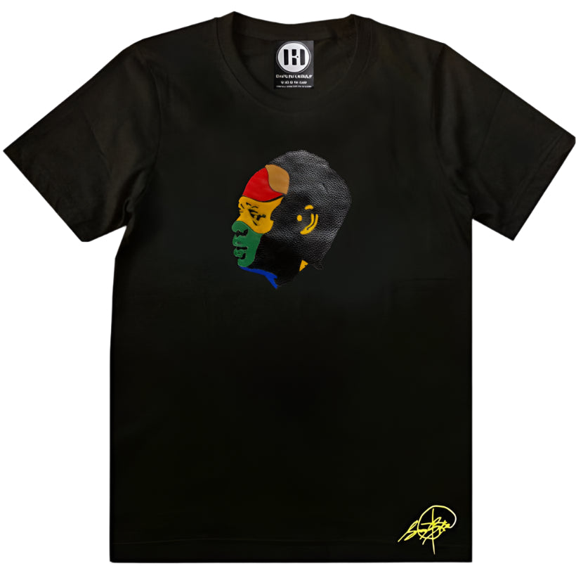 Kwame Nkrumah T-Shirt - Multicolored on Black African Delights Grocery Store near me Nigerian Ghanaian food Black owned business