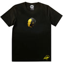 Kwame Nkrumah T-Shirt - Black & Yellow on Black African Delights Grocery Store near me Nigerian Ghanaian food Black owned business