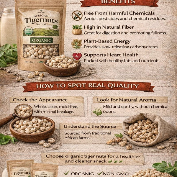 Organic Tiger Nuts: Benefits and Buying Tips