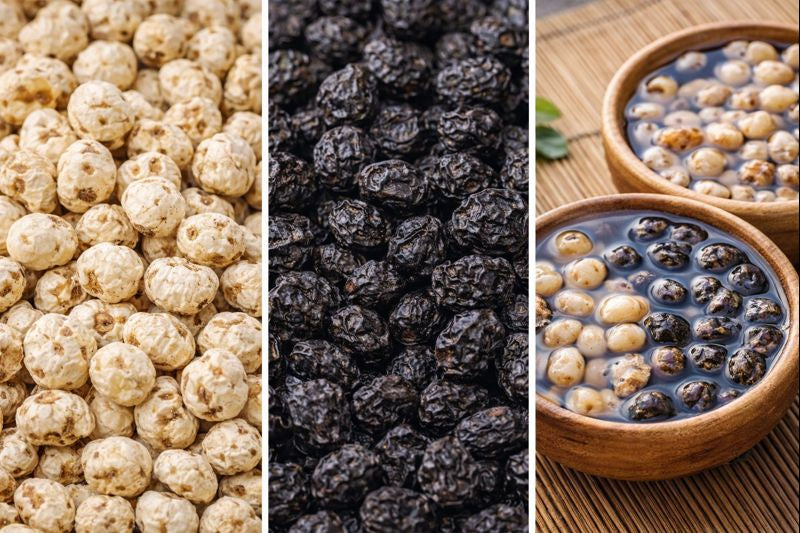 White vs Black Tiger Nuts: Size, Taste & Uses Compared