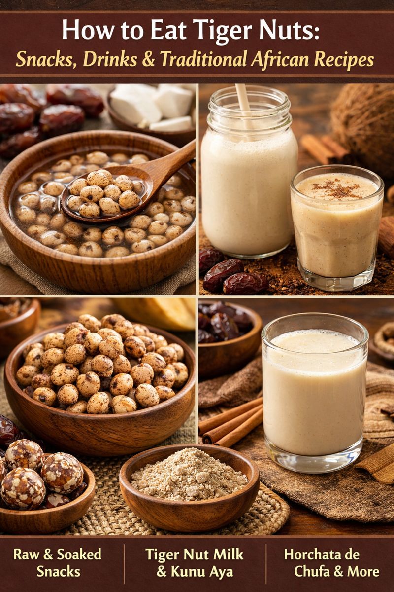 How to Eat Tiger Nuts: Snacks, Drinks & Traditional African Recipes