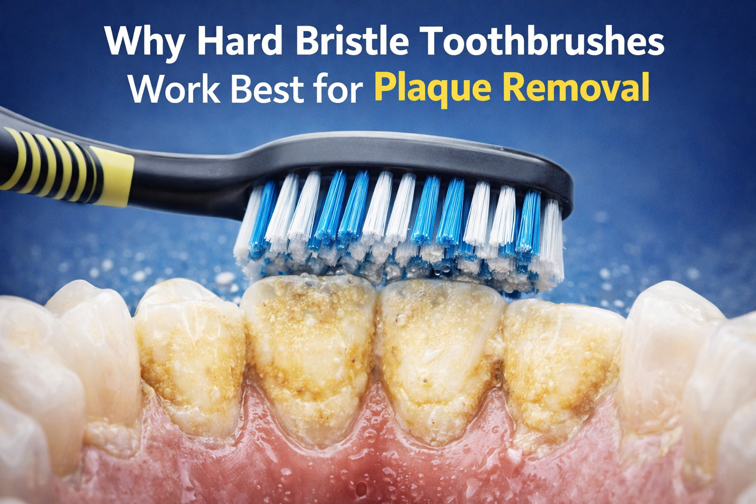 Why Hard Bristle Toothbrushes Work Best for Plaque Removal