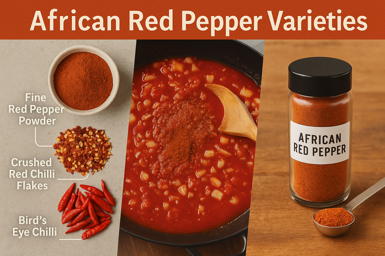 African Red Pepper Varieties