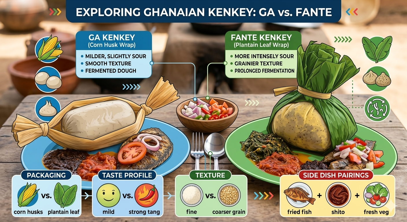 Ga Kenkey vs Fante Kenkey: Key Differences Every Ghanaian Should Know