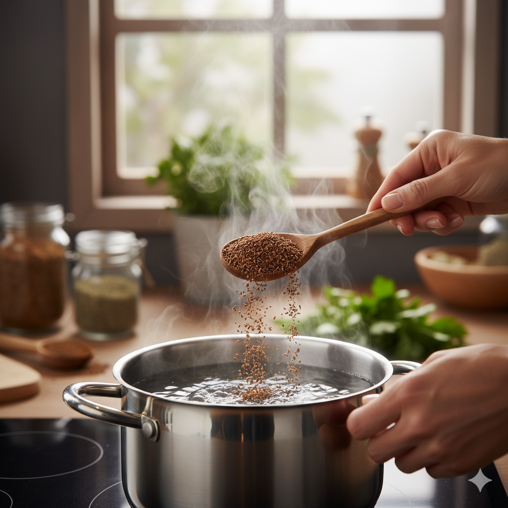 How to Make Grains of Selim Tea