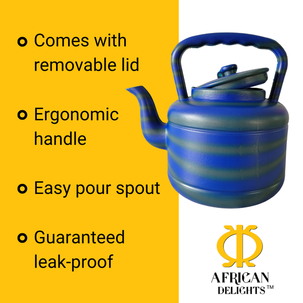 Watering Can/Plastic Kettle/Satala With Handle and Lid | 1 Gallon