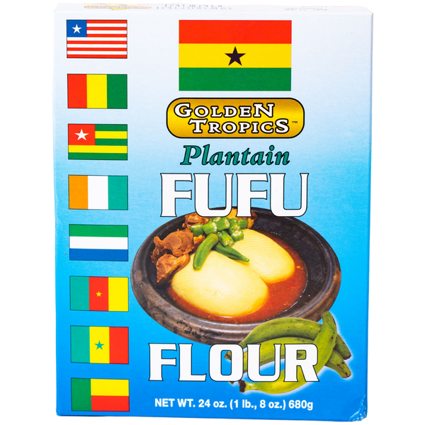 Plantain Cocoyam fufu golden tropics african grocery cassava yam potato fufu light soup grocery